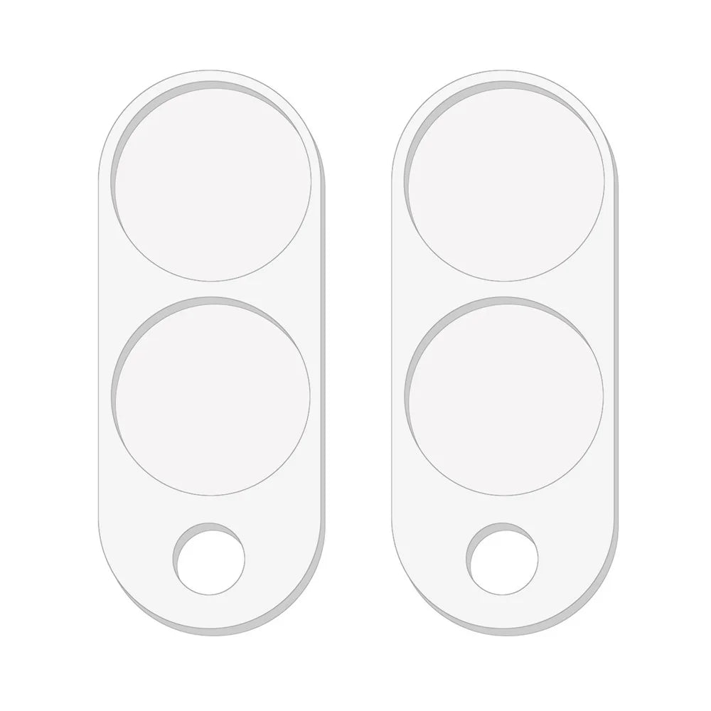 2Pcs For Samsung Galaxy Z Fold8 Full Coverage Camera Lens Protector 3D Arc Edge Anti-Scratch Tempered Glass Lens Film - Transparent - 2