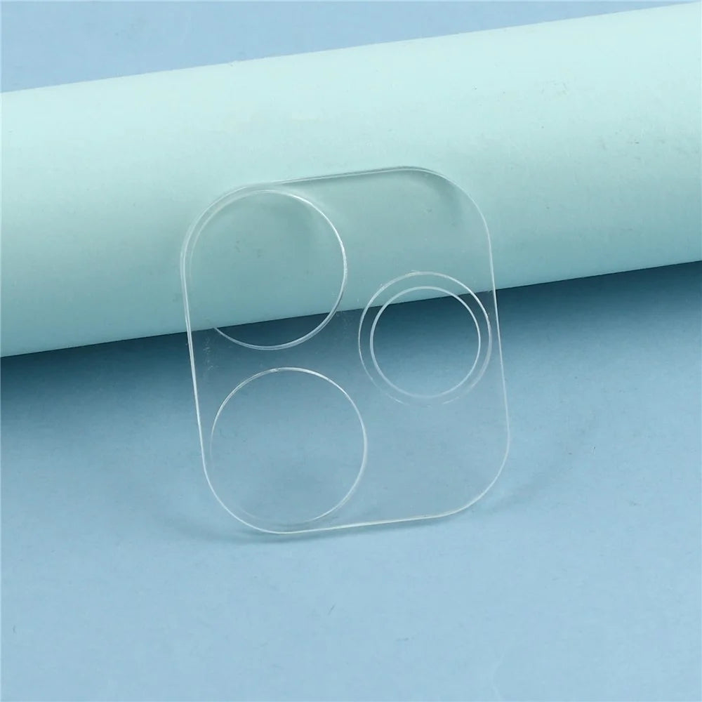 2Pcs For Oppo A6c 4G Full Coverage Camera Lens Protector 3D Arc Edge Anti-Scratch Tempered Glass Lens Film - Transparent - 3