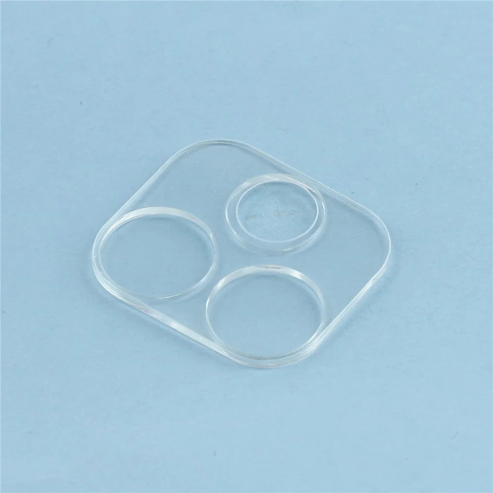 2Pcs For Oppo A6c 4G Full Coverage Camera Lens Protector 3D Arc Edge Anti-Scratch Tempered Glass Lens Film - Transparent - 4