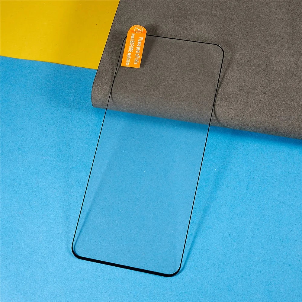 For Realme 10 Pro 5G Full Glue Black Edge Silk Printing Tempered Glass Screen Protector Ultra Clear Full Coverage Film - 4