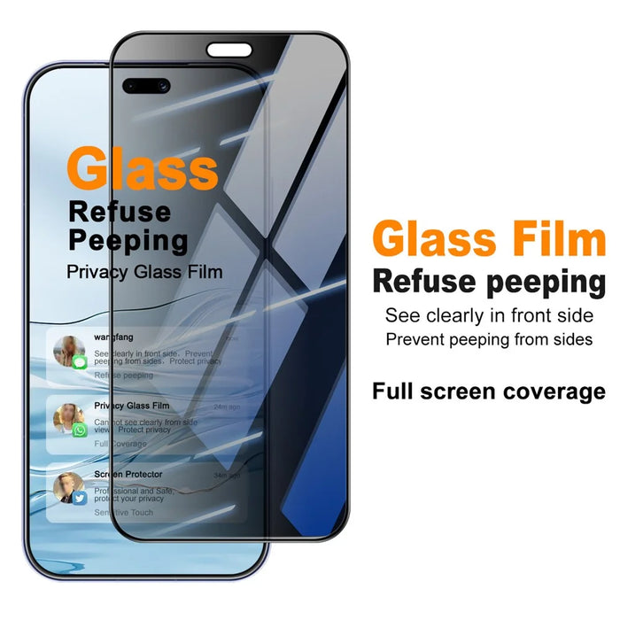 IMAK For Huawei Pura 90 Anti Peep Tempered Glass Screen Protector Full Coverage - Black - 3