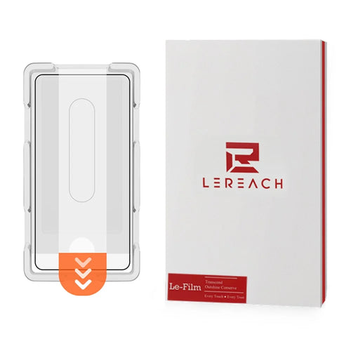 LEREACH For Oppo Find X8 Ultra 5G Tempered Glass Full Screen Protector Anti-Fingerprint Film with Dust-Free Installation Tool - Black - 1