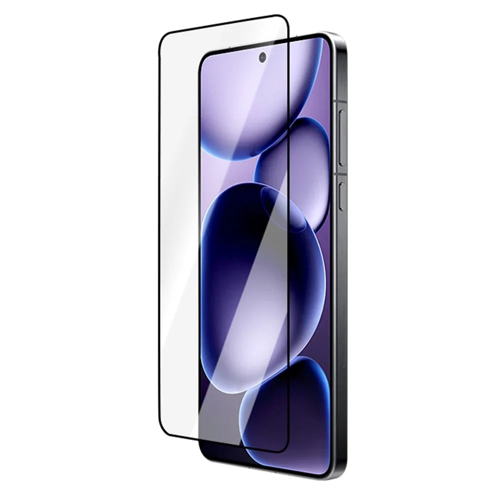 LEREACH For Oppo Find X8 Ultra 5G Tempered Glass Full Screen Protector Anti-Fingerprint Film with Dust-Free Installation Tool - Black - 3