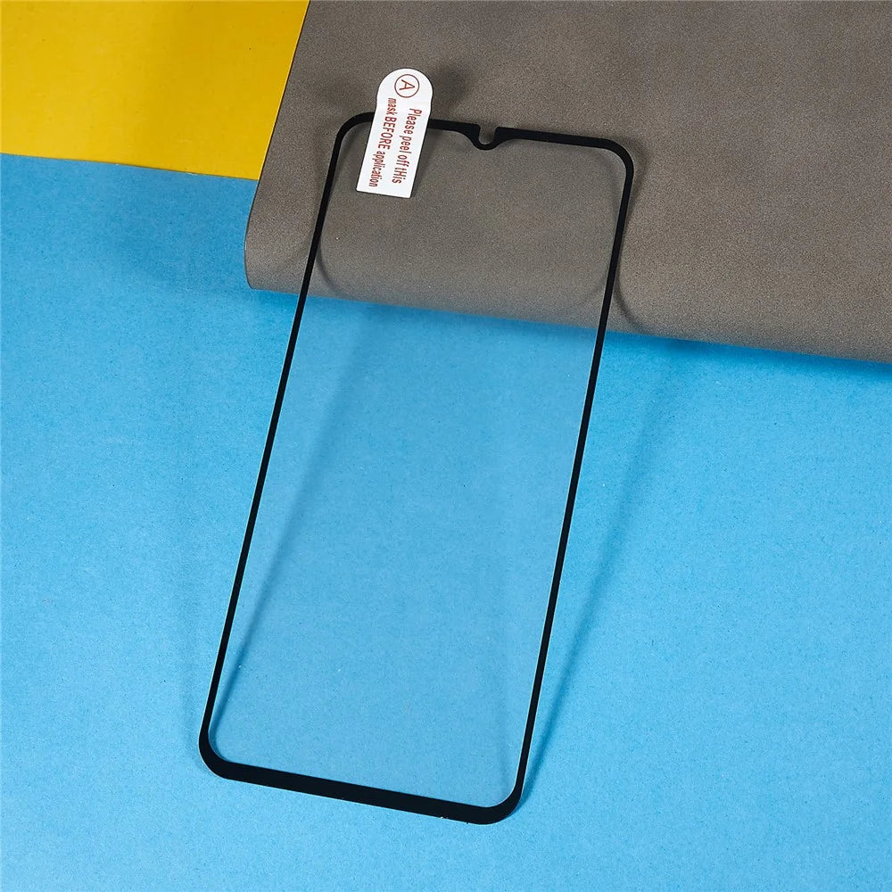 For Samsung Galaxy A14 5G / A14 4G Silk Printing Tempered Glass Screen Protector Full Glue Black Edge Anti-explosion Full Screen Film - 6