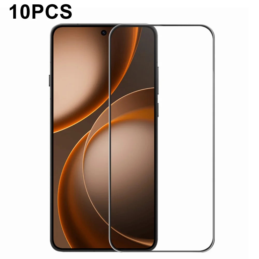 RURIHAI 10Pcs For Oppo Find X9 Ultra 5G Full Glue Screen Protector High Aluminium Silicon Glass Film, Ultrasonic Fingerprint Unlock - 1