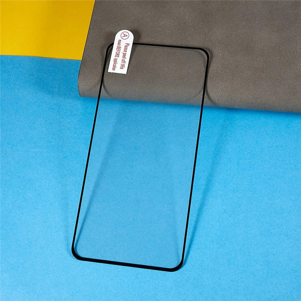 For Samsung Galaxy A54 5G Black Edge Silk Printing Tempered Glass HD Clear Full Glue Full Screen Protector - 6