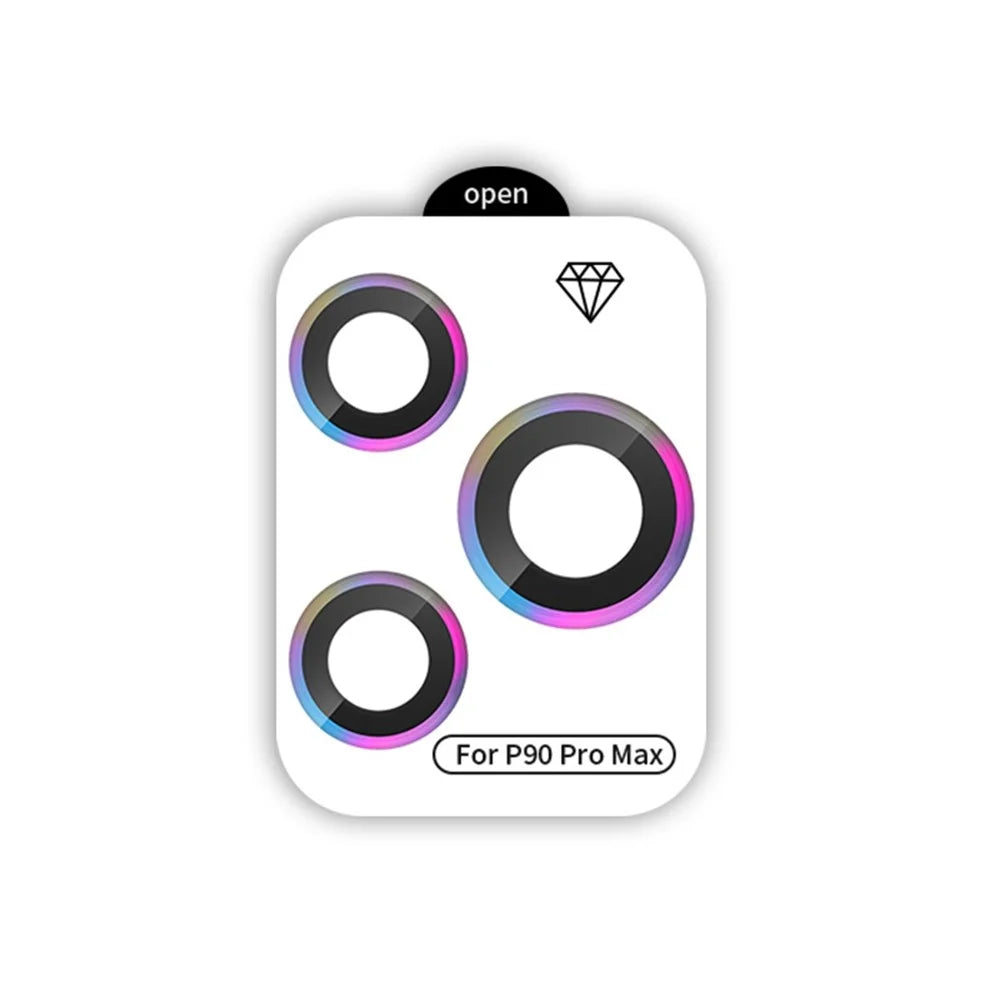 RURIHAI For Huawei Pura 90 Pro Max Camera Lens Protector Tempered Glass Metal Ring Lens Film - Multi-color - 4
