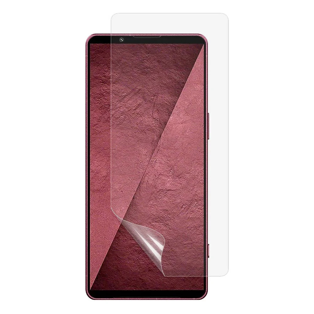 For Sony Xperia 1 VIII Screen Film PET Bubble Free Ultra Clear Screen Protector, NOT Complete Covering - Transparent - 1