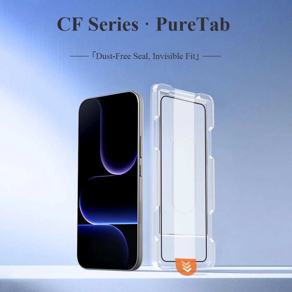 LEREACH 2Pcs Tempered Glass Full Screen Protector For Honor 600 Pro 5G / 600 5G / 500 Pro 5G Anti-Fingerprint Film with Dust-Free Installation Tool - Black - 4