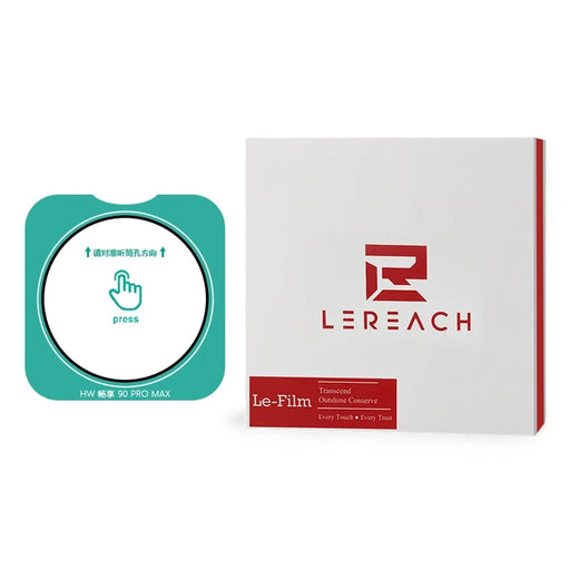 LEREACH For Huawei Enjoy 90 Pro Max / nova 15 Max Camera Lens Protector Full Cover High Aluminium-silicon Glass Lens Film with Auto-Align Installation Frame - Transparent with Black Circle - 1