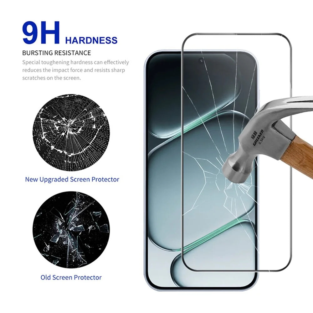 RURIHAI 10Pcs For OnePlus Nord CE6 5G High Aluminium-Silicon Glass Film Full Glue 0.26mm 2.5D Full Screen Protector - 3
