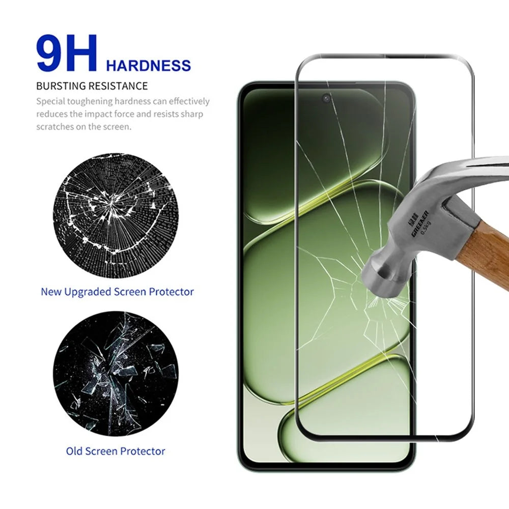 RURIHAI For OnePlus Nord CE6 Lite 5G Screen Protector High Aluminum-Silicon Glass Phone Screen Film - 3