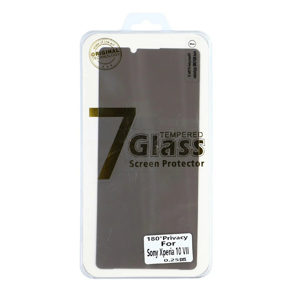 For Sony Xperia 1 VIII Privacy Screen Protector 180-Degree Anti-Spy Tempered Glass Full Coverage Film - Black - 5