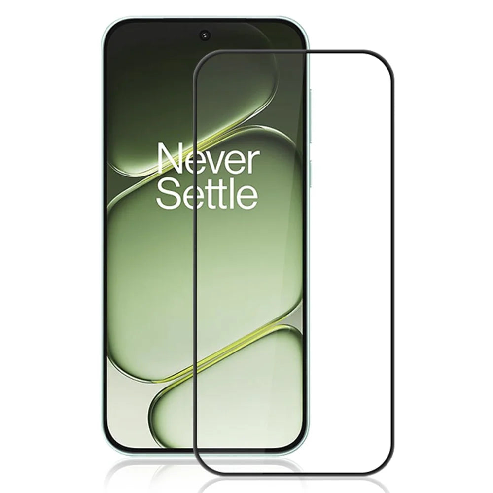 MOCOLO Full Screen Protector For OnePlus Nord 6 5G / Nord CE6 5G / Turbo 6 5G Anti-Shatter Silk Printing Full Glue Tempered Glass Film - Black - 1