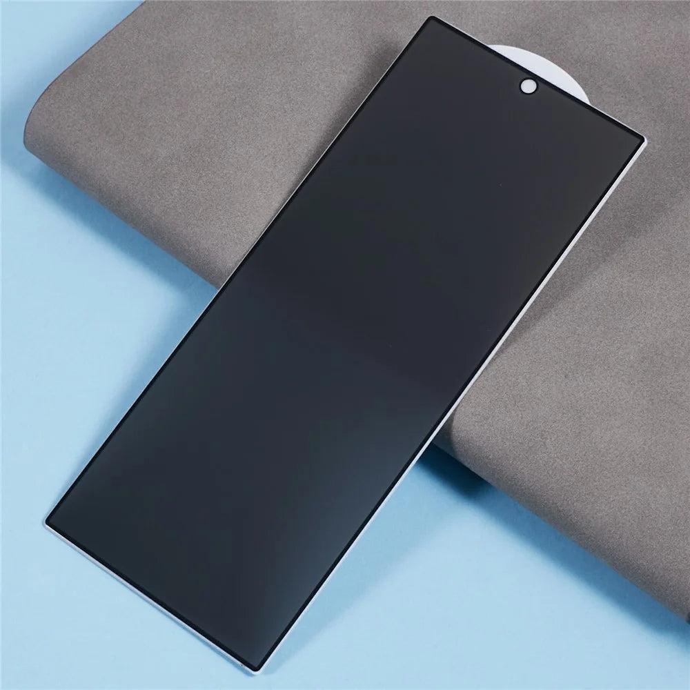 For Samsung Galaxy Z Fold8 Ultra Privacy Screen Protector Silk Printing Full Glue Tempered Glass Film (Outer Screen) - Black - 3