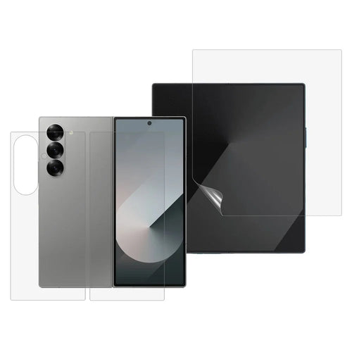 For Samsung Galaxy Z Fold8 Ultra Screen Protector Set, Front + Back Full Cover TPU+PET Hydrogel Film - Transparent - 1