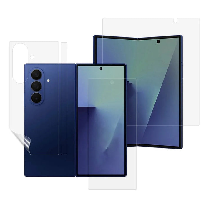 1 Set For Samsung Galaxy Z Fold8 Ultra Matte Screen Protector Inside + Front Display + Back Cover TPU+PET Film with Hinge Protector - 1