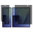For Samsung Galaxy Z Fold8 Ultra Privacy Hydrogel Screen Protector Set 180-Degree Anti Spy Front / Back PET + TPU Films - 1