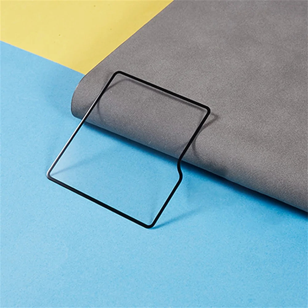 For Samsung Galaxy Z Flip8 Screen Protector Silk Printing Tempered Glass Full Glue Film (Outer Screen) - 3