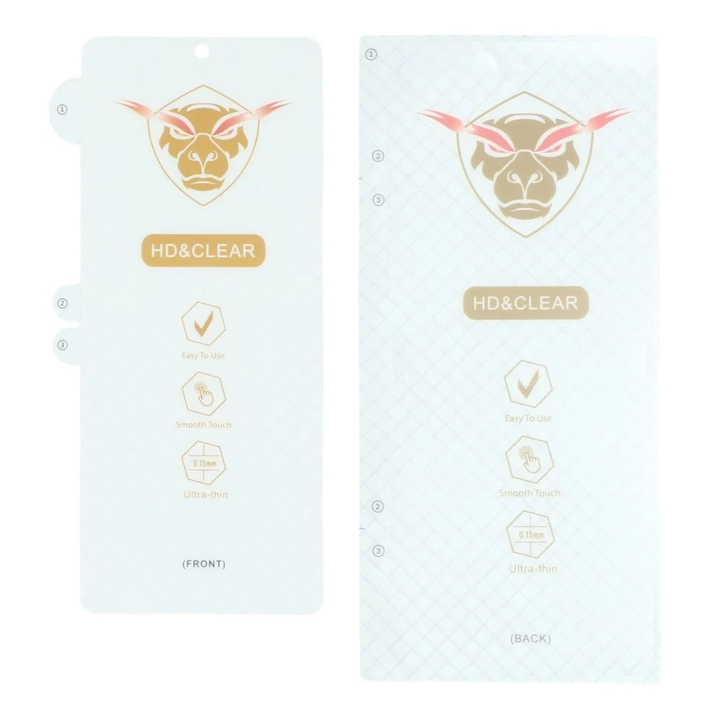 1 Set For Motorola Razr 70 Ultra / Razr 70+ Clear Screen Protector Inside + Front Display + Back Cover TPU+PET Film with Hinge Protector - 3