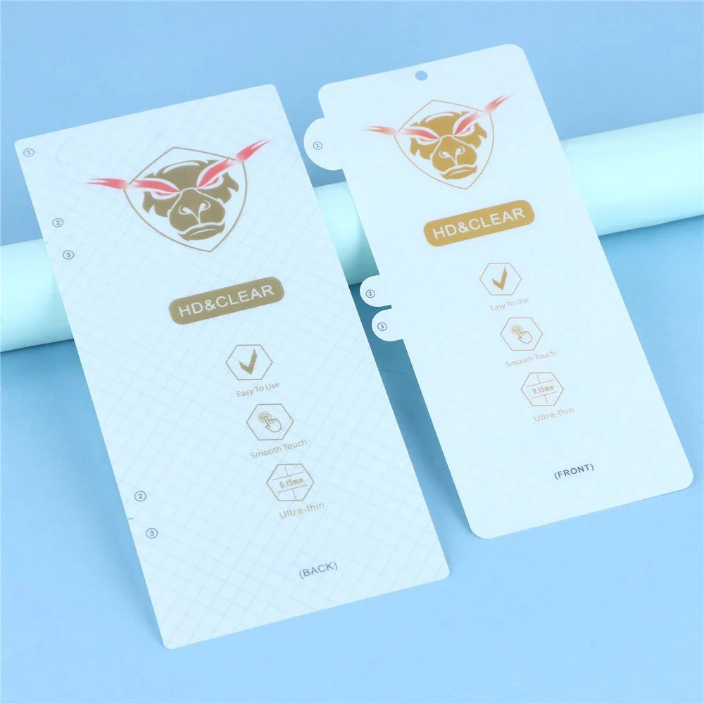 1 Set For Motorola Razr 70 Ultra / Razr 70+ Clear Screen Protector Inside + Front Display + Back Cover TPU+PET Film with Hinge Protector - 4