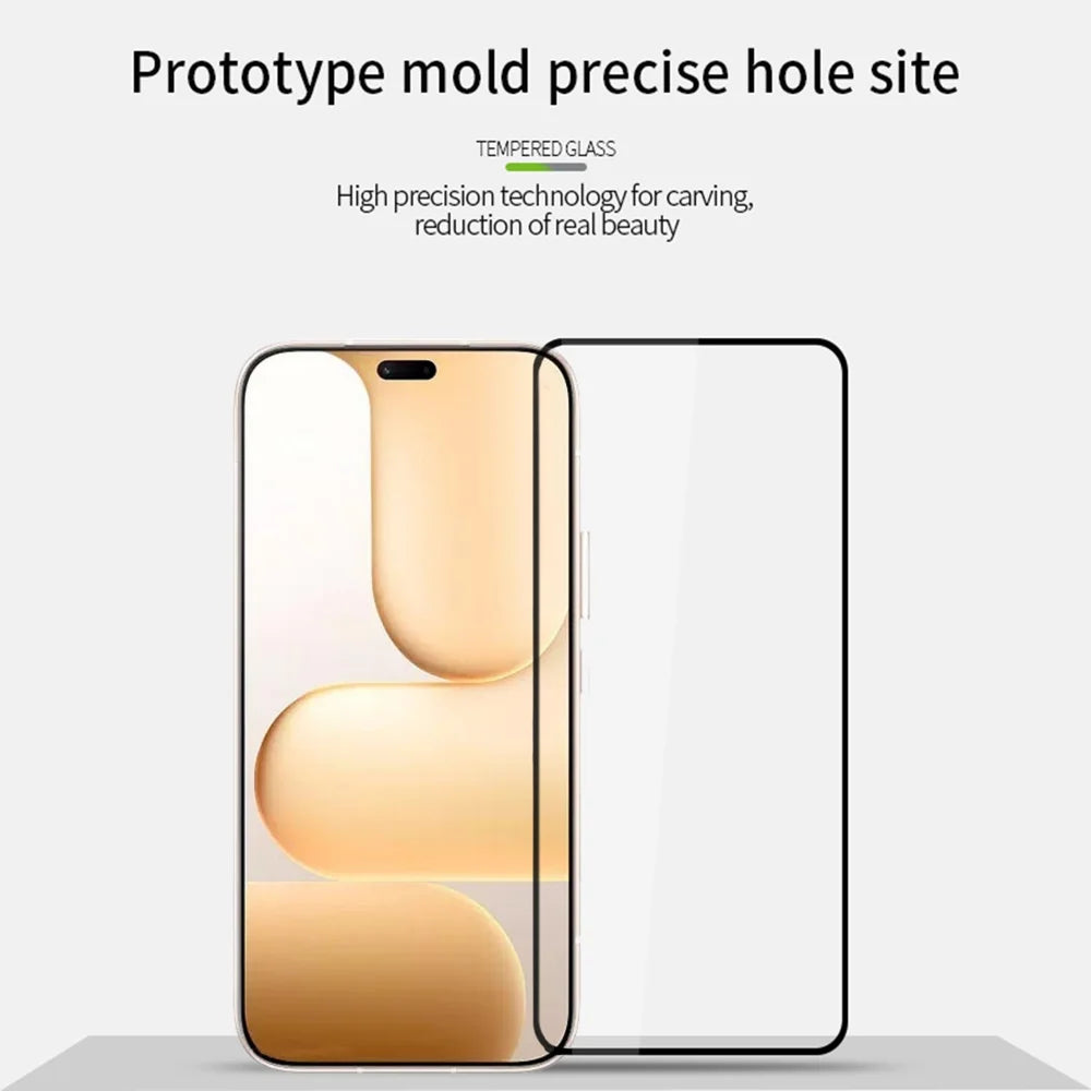 MOFI for Honor Play11 Plus 5G Screen Protector 9H Full Glue Full Coverage High Aluminum-Silicon Glass Film - Black - 3