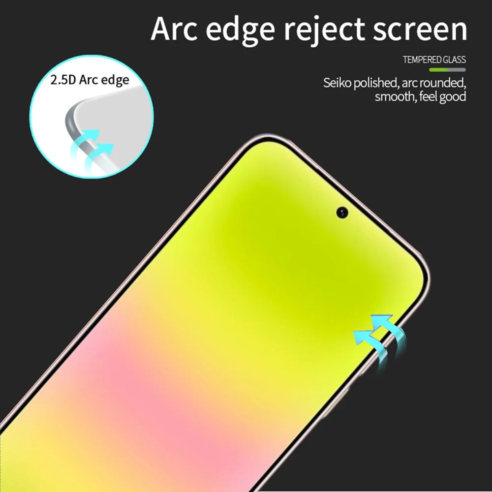 MOFI for Huawei Pura 90 Pro Screen Protector 9H Full Glue Full Coverage High Aluminum-Silicon Glass Film -  Black - 2