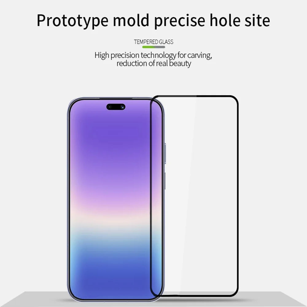 MOFI for Huawei Pura 90 Screen Protector 9H Full Glue Full Coverage High Aluminum-Silicon Glass Film -  Black - 3