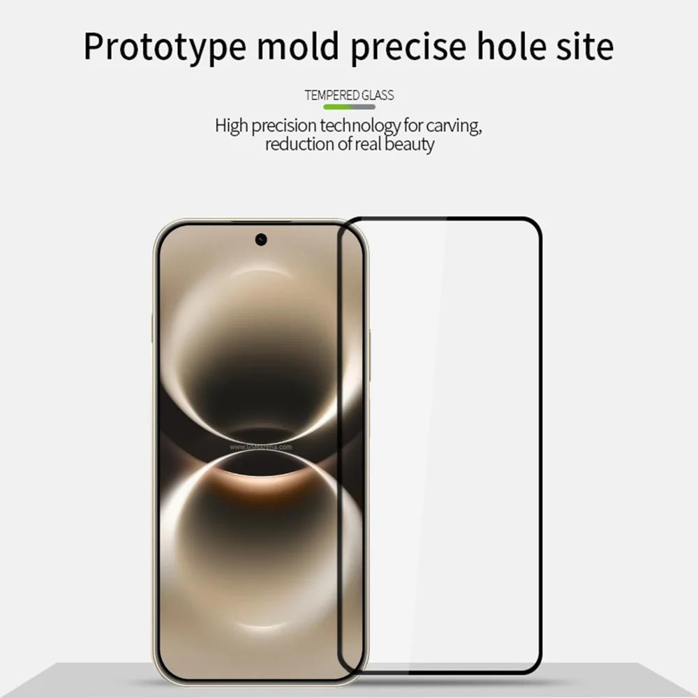MOFI for Huawei nova 15 Max Screen Protector 9H Full Glue Full Coverage High Aluminum-Silicon Glass Film -  Black - 3