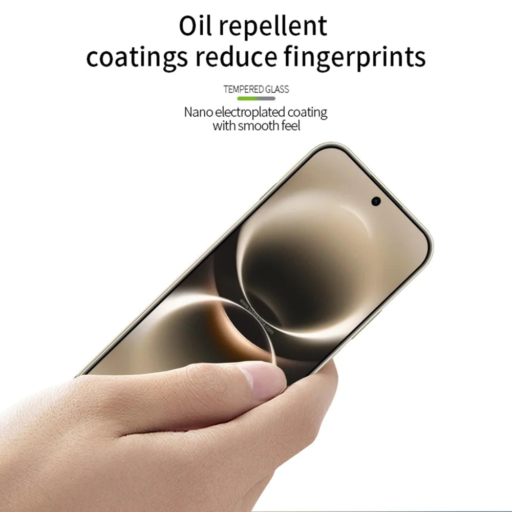 MOFI for Huawei nova 15 Max Screen Protector 9H Full Glue Full Coverage High Aluminum-Silicon Glass Film -  Black - 4