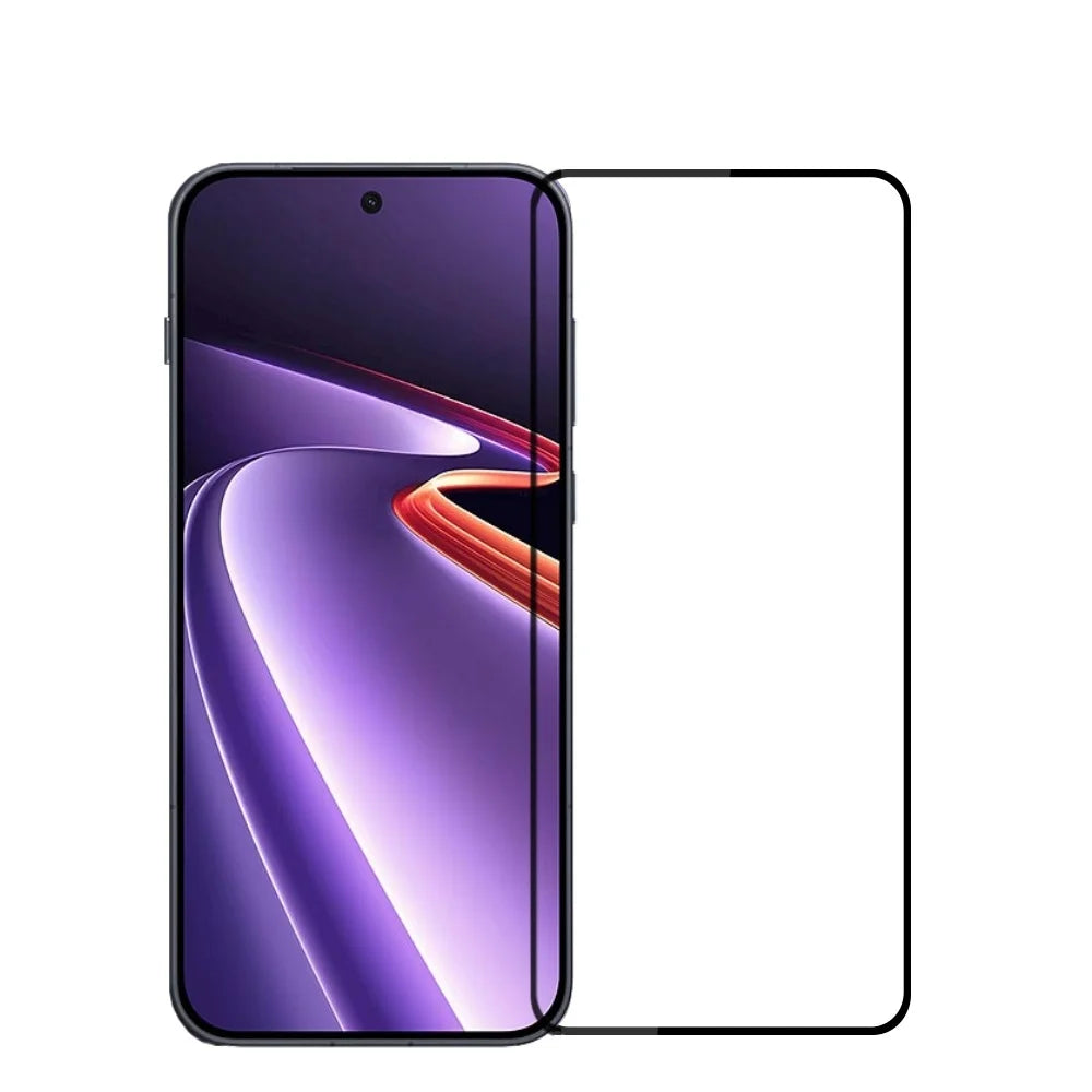 MOFI for OnePlus Ace 6 Ultra 5G Screen Protector 9H Full Glue Full Coverage High Aluminum-Silicon Glass Film - Black - 1