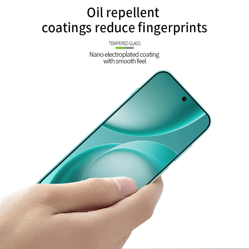 PINWUYO for Oppo Find X9s Pro 5G Tempered Glass Film  JK Series-2 9H Full Glue Full Screen Protector - Black - 4