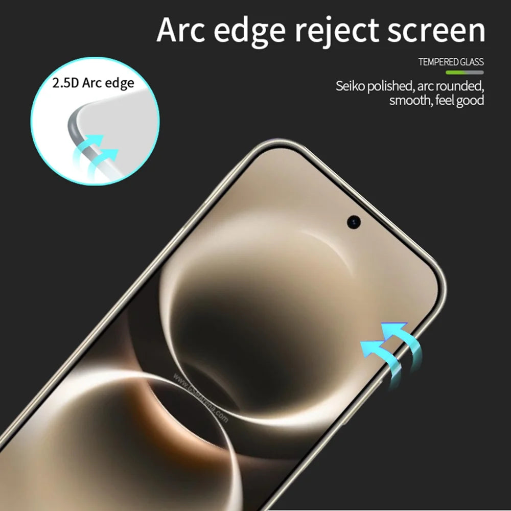 PINWUYO for Huawei nova 15 Max Tempered Glass Film  JK Series-2 9H Full Glue Full Screen Protector - Black - 2