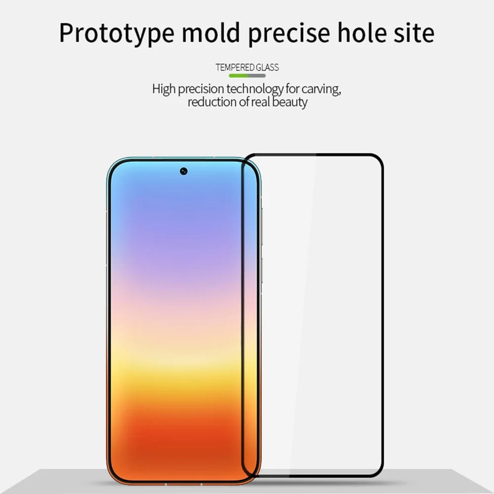 PINWUYO for Huawei Pura 90 Pro Max Tempered Glass Film  JK Series-2 9H Full Glue Full Screen Protector - Black - 3