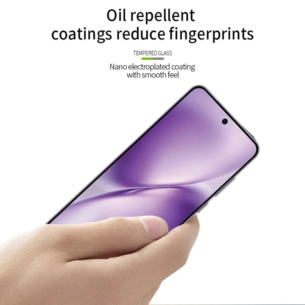 PINWUYO for vivo X200T 5G Tempered Glass Film  JK Series-2 9H Full Glue Full Screen Protector - Black - 4