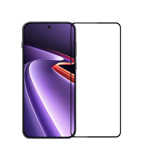 PINWUYO for OnePlus Ace 6 Ultra 5G Tempered Glass Film  JK Series-2 9H Full Glue Full Screen Protector - Black - 1