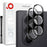 NORTHJO 2Pcs For Samsung Galaxy Z Fold8 Ultra Full Coverage Camera Lens Protector Silk Printing 3D Clear Tempered Glass Lens Film - Black - 1