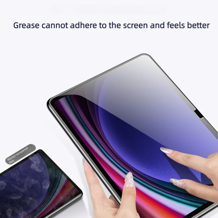For OnePlus Pad 2 Pro Screen Protector Arc Edge Tempered Glass Film with Auto Dust-free Installation Tool (NOT Complete Covering) - Transparent - 2