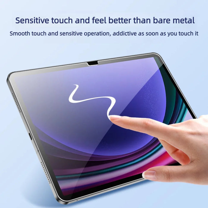 For OnePlus Pad 2 Pro Screen Protector Arc Edge Tempered Glass Film with Auto Dust-free Installation Tool (NOT Complete Covering) - Transparent - 4