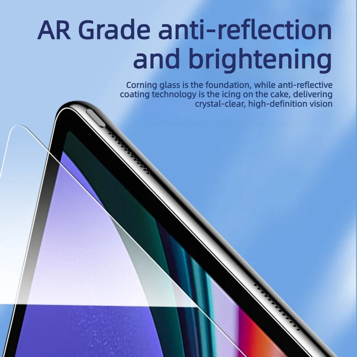 For OnePlus Pad 2 Pro Screen Protector Arc Edge Tempered Glass Film with Auto Dust-free Installation Tool (NOT Complete Covering) - Transparent - 5
