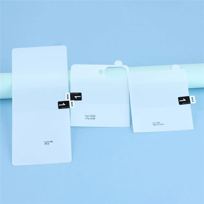 For Samsung Galaxy Z Flip8 Screen Protector Set, Front + Back Full Cover TPU+PET Hydrogel Film - 6
