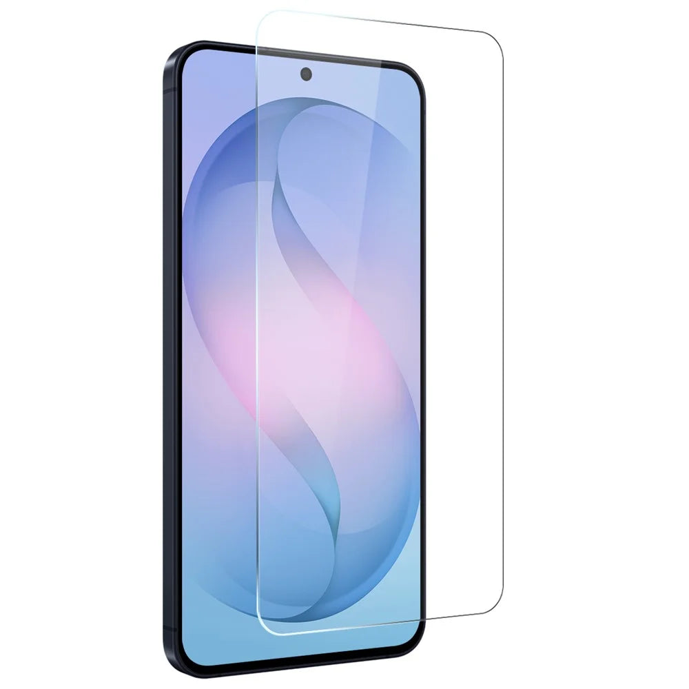 NORTHJO A+ For Samsung Galaxy S26 FE Screen Protector Clarity 0.3mm 2.5D Tempered Glass Film (NOT Complete Covering) - Transparent - 2