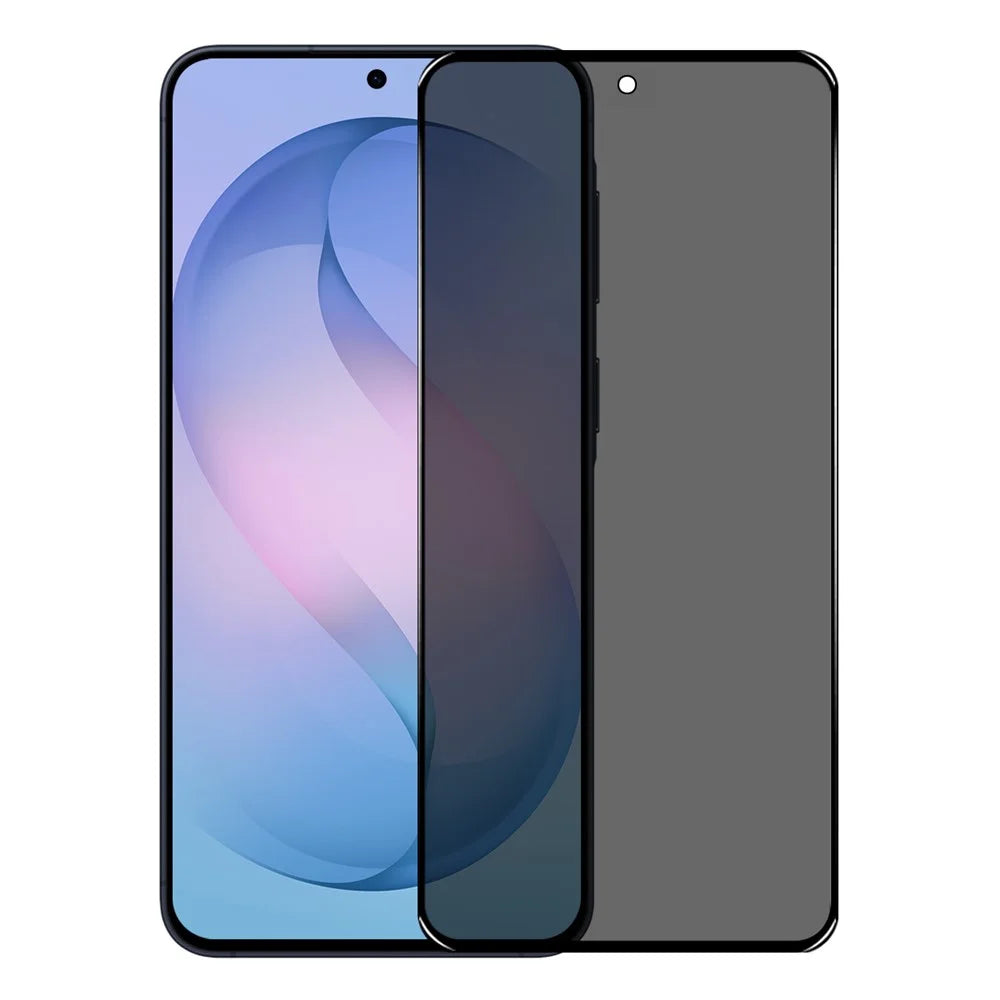 NORTHJO A++ For Samsung Galaxy S26 FE Screen Protector Privacy Full Glue Silk Printing Anti-Spy Tempered Glass Film - 1