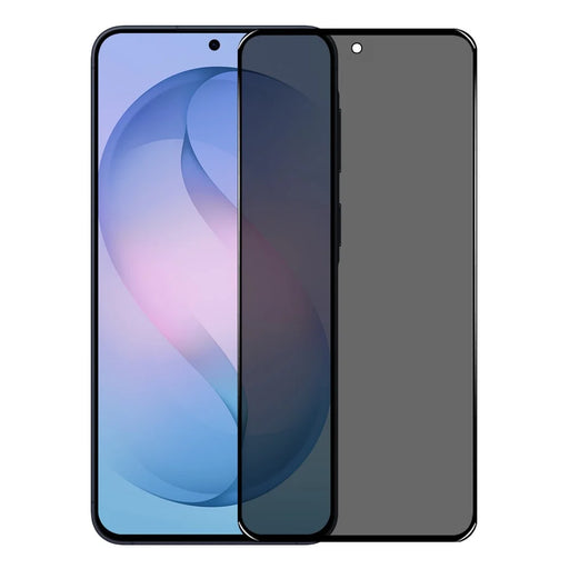 NORTHJO A++ For Samsung Galaxy S26 FE Screen Protector Privacy Full Glue Silk Printing Anti-Spy Tempered Glass Film - 1
