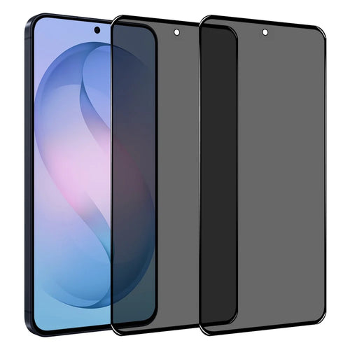 NORTHJO 2Pcs A++ For Samsung Galaxy S26 FE Privacy Screen Protector High Aluminium-Silicon Glass 0.3mm Full Covering Anti Spy Film - 1