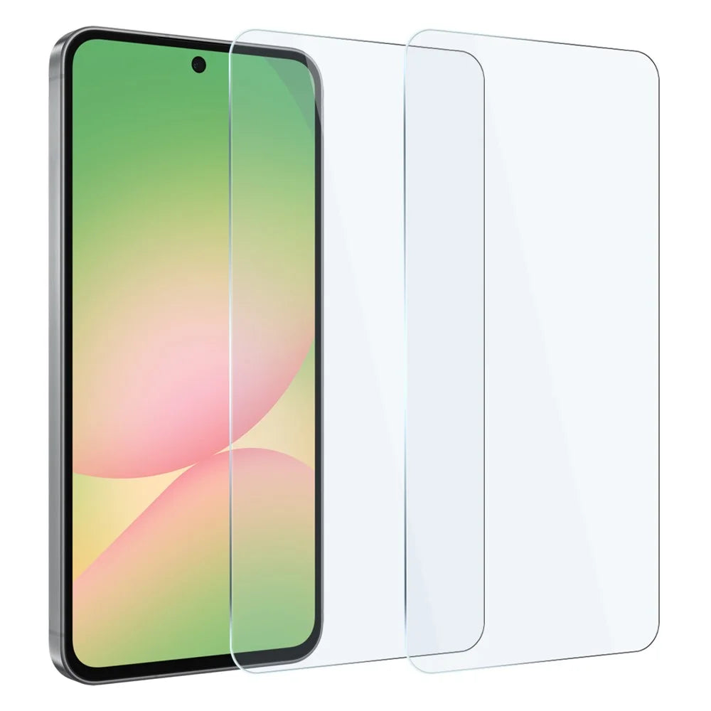 NORTHJO A+ 2Pcs For Samsung Galaxy A56 5G  /  A36 5G Tempered Glass Screen Protector 0.3mm 2.5D HD Film (NOT Complete Covering) - Transparent - 1