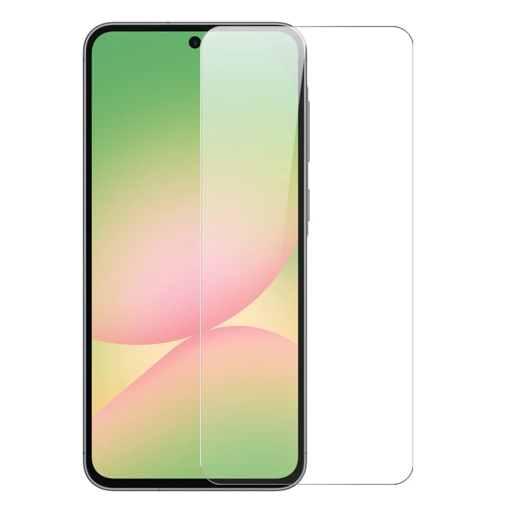NORTHJO A+ 2Pcs For Samsung Galaxy A56 5G  /  A36 5G Tempered Glass Screen Protector 0.3mm 2.5D HD Film (NOT Complete Covering) - Transparent - 2