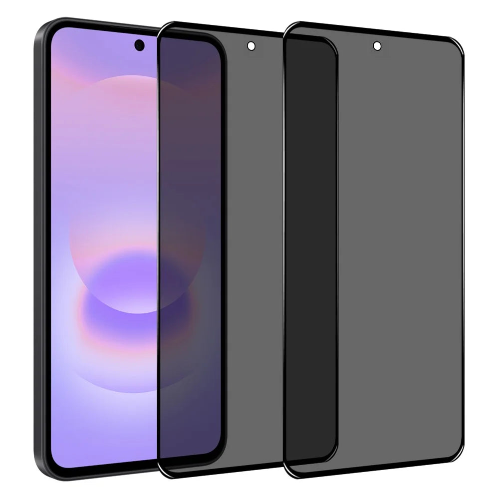 NORTHJO 2Pcs A++ For Samsung Galaxy A27 5G Privacy Screen Protector High Aluminium-Silicon Glass 0.3mm Full Covering Anti Spy Film - 1
