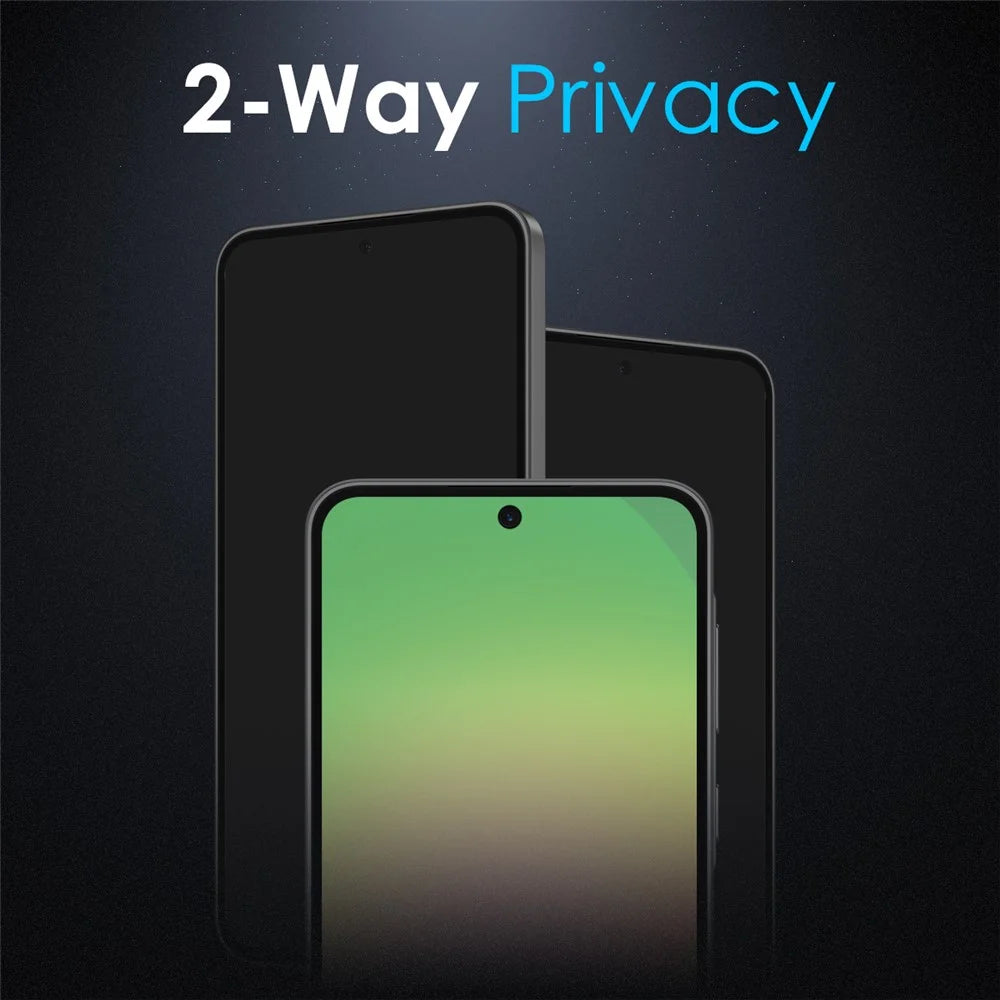 NORTHJO 2Pcs A++ For Samsung Galaxy A56 5G  /  A36 5G Privacy Screen Protector High Aluminium-Silicon Glass 0.3mm Full Covering Anti Spy Film - 3