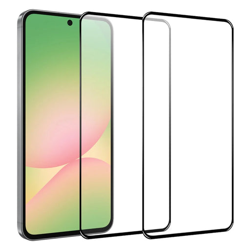 NORTHJO 2Pcs A+ For Samsung Galaxy A56 5G  /  A36 5G Screen Protector Full Coverage 0.3mm 2.5D High Aluminum-silicon Glass Silk Printing Film - 1